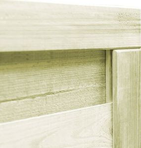 vidaXL Furtka ogrodowa, impregnowana sosna FSC, 100 x 75 cm, zielona 5