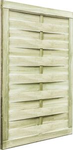 vidaXL Furtka ogrodowa FSC 100x125 cm zielona 2