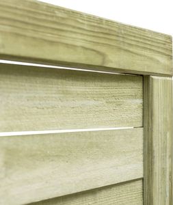 vidaXL Furtka ogrodowa FSC 100x100 cm zielona 3