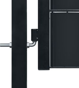 vidaXL Furtka ogrodzeniowa, stalowa, 100 x 81 cm, antracytowa 3