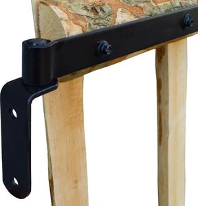 vidaXL Drewniana furtka, leszczyna, 100x120 cm 4