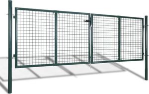 vidaXL Bramka furtka ogrodowa 289 x 75 cm / 306 x 125 cm 2