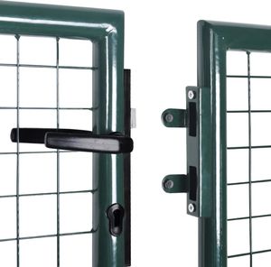 vidaXL Bramka furtka ogrodowa 289 x 75 cm / 306 x 125 cm 7