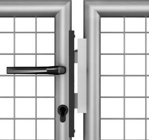 vidaXL Brama ogrodowa, galwanizowana stal, 415x125 cm, srebrna 4