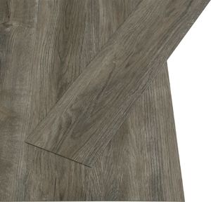 Egger Samoprzylepne panele podłogowe 4,46 m, 3 mm, PVC szaro-brązowe 2