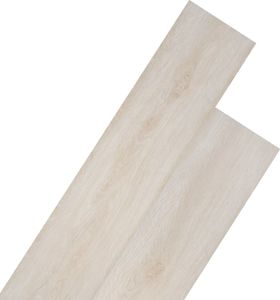 Egger Samoprzylepne panele podłogowe z PVC, 5,02 m, 2 mm, biały dąb 1
