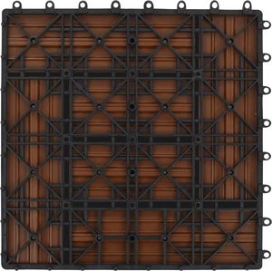 vidaXL Płytki tarasowe WPC (30 x 30 cm) kolor brązowy 6