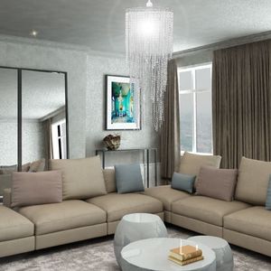 Lampa wisząca vidaXL Kryształowa lampa wisząca z abażurem 26 x 70 cm 8