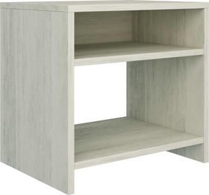 vidaXL Szafka nocna, kolor szary betonowy, 40x30x40 cm, płyta wiórowa 2