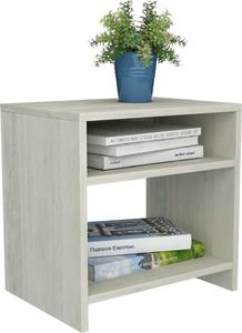 vidaXL Szafka nocna, kolor szary betonowy, 40x30x40 cm, płyta wiórowa 3