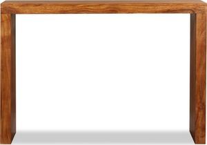vidaXL Stolik konsola, lite drewno o wyglądzie sheesham, 110x40x76 cm 6