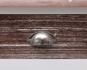 vidaXL Stolik konsola, brązowy, 90 x 30 x 77 cm, drewniany 7