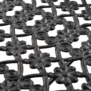 vidaXL Składany stolik w stylu vintage, metalowy, 58x35x72, czarny 7