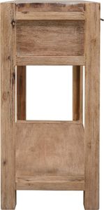 vidaXL Stolik typu konsola, 82 x 33 x 73 cm, lite drewno akacjowe 5