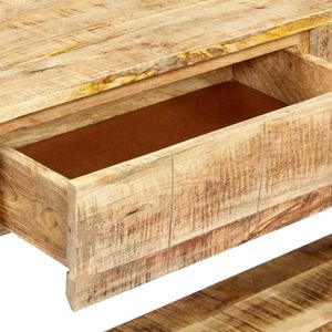 vidaXL Stolik konsola, 120 x 35 x 75 cm, lite drewno mango 5
