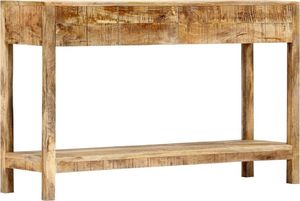 vidaXL Stolik konsola, 120 x 35 x 75 cm, lite drewno mango 7