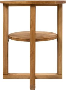 vidaXL Stolik boczny, 40 x 50 cm, lite drewno dębowe 2