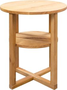 vidaXL Stolik boczny, 40 x 50 cm, lite drewno dębowe 3