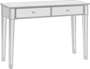 vidaXL Lustrzany stolik typu konsola, MDF i szkło, 106,5x38x76,5 cm 1
