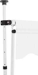 vidaXL Markiza zwijana ręcznie, 400 cm, kremowa 3