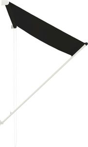vidaXL Markiza zwijana, 150 x 150 cm, antracytowa 3