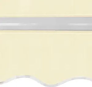 vidaXL Markiza zwijana ręcznie, 600 cm, kremowa 5