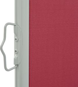 vidaXL Wysuwana markiza boczna na taras, 100 x 300 cm, czerwona 3