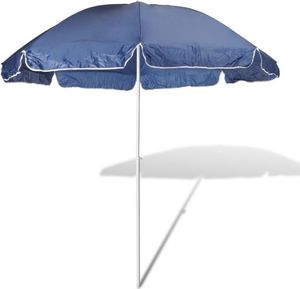 vidaXL Parasol plażowy, niebieski 240 cm 1