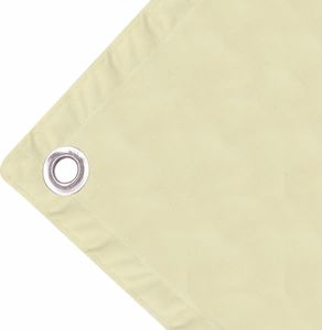 vidaXL Parawan balkonowy, tkanina oxford, 75x600 cm, kremowy 3