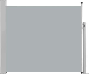 vidaXL Wysuwana markiza boczna na taras, 100 x 300 cm, szara 2