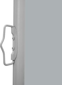 vidaXL Wysuwana markiza boczna na taras, 100 x 300 cm, szara 4