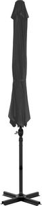 vidaXL Parasol wiszący z aluminiowym słupkiem, 300 cm, antracytowy 4