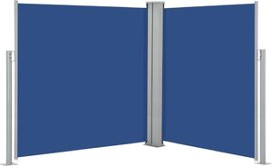 vidaXL Zwijana markiza boczna, 140 x 600 cm, niebieska 1