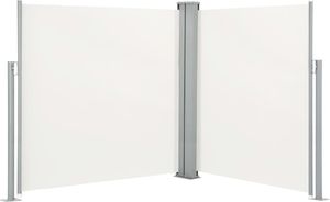 vidaXL Zwijana markiza boczna, kremowa, 140 x 600 cm 1