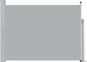 vidaXL Wysuwana markiza boczna na taras, 100 x 500 cm, szara 2