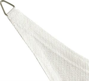 vidaXL Żagiel przeciwsłoneczny HDPE prostokątny 2x4 m, biały 3