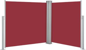 vidaXL Zwijana markiza boczna, czerwona, 120 x 600 cm 1