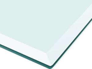 vidaXL Blat stołu szklany, kwadratowy 800x800 mm 3