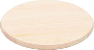 vidaXL Blat stołu, naturalne drewno sosnowe, okrągły, 25 mm, 50 cm 1