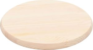 vidaXL Blat stołu, naturalne drewno sosnowe, okrągły, 25 mm, 40 cm 1