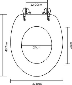 Deska sedesowa vidaXL  (140800) 8