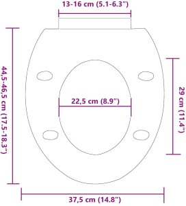 Deska sedesowa vidaXL  (145016) 17