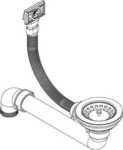 Zlewozmywak vidaXL Granitowy  jednokomorowy, owalny, czarny 4