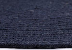 vidaXL Maty na stół, 6 szt., gładkie, granatowe, 38 cm, okrągłe 4