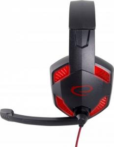 Słuchawki Esperanza Blackbird Czerwone (EGH400) 2