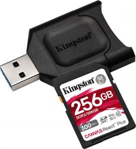 Karta Kingston Canvas React Plus SDXC 256 GB Class 10 UHS-II/U3 V90 (MLPR2/256GB) 2