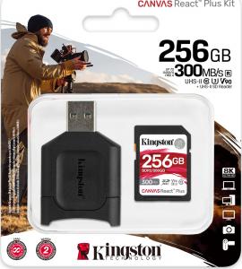 Karta Kingston Canvas React Plus SDXC 256 GB Class 10 UHS-II/U3 V90 (MLPR2/256GB) 3