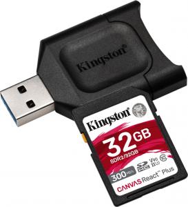 Karta Kingston Canvas React Plus SDHC 32 GB Class 10 UHS-II/U3 A1 V90 (MLPR2/32GB) 2