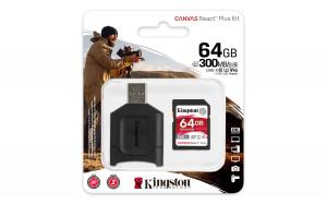 Karta Kingston Canvas React Plus SDXC 64 GB Class 10 UHS-II/U3 V90 (MLPR2/64GB) 3