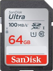 Karta SanDisk Ultra SDXC 64 GB Class 10 UHS-I/U1  (SDSDUNR-064G-GN6IN) 1